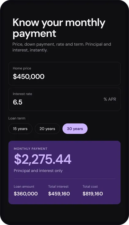 Kraken Calc — Mortgage