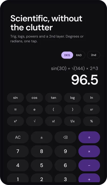 Kraken Calc — Scientific