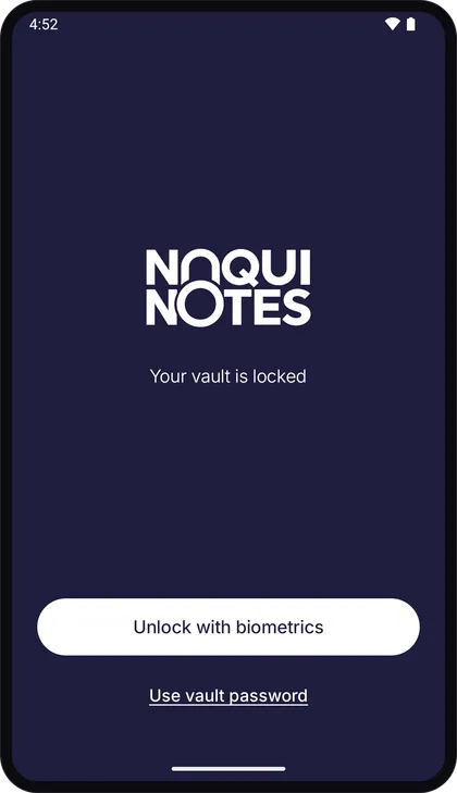 Noqui Notes — Unlock